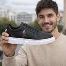 Sapatênis Masculino Polo Plus ORIGINAL Preto