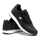 Sapatenis Masculino Preto Tênis Casual Polo Vili para Dia a Dia