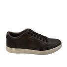 Sapatênis Pegada 110403-03 Stretch Dark Brown - Marrom