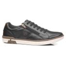 Sapatênis Pegada Casual Stretch Couro - Masculino