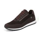 Sapatenis Tênis Casual Social Couro Jogger Jogging Masculino
