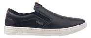 Sapatênis Tênis Iate Slip On Couro Masculino Confortável