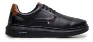 Sapatenis Tenis Masculino Derby Casual Social Detalhado Couro Eco 1060