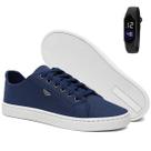 Sapatênis Tenis Masculino Esportivo e Casual + Relógio