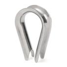Sapatilha Anilha Leve 3Mm em Aço Inox Para Cabo De Aço Corda