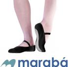 Sapatilha Balé Ballet meia ponta infantil e adulto em Sintético - Sola inteira