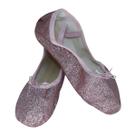 Sapatilha Ballet Glitter Rosa Adulto