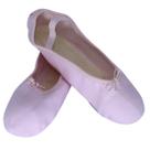Sapatilha Ballet Lona Solado Dividido Rosa Infantil