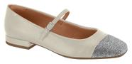 Sapatilha Balletcore Vizzano Micro Salto Boneca Bico Strass
