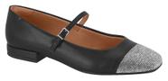 Sapatilha Balletcore Vizzano Micro Salto Boneca Bico Strass Sapatilha Balletcore Vizzano Micro Salto Boneca Bico Strass