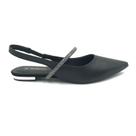 Sapatilha Bebecê Slingback Bico Fino Preto 2017254