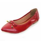Sapatilha Bico Fino Luiza Sobreira Verniz Vermelho Mod. 1013-2