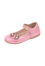Sapatilha Boneca Infantil Menina Flores Glitter Rosa