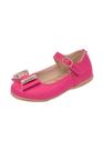 Sapatilha Boneca Infantil Menina Laço Metalizado Pink