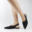 Sapatilha Bordada Slingback Sapatilha Bordada Slingback