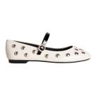 Sapatilha Classy Dm Off White Spikes Prateados
