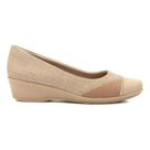 Sapatilha Comfortflex Anabela Almond - Feminina - Bege Sapatilha Comfortflex Anabela Almond - Feminina - Bege