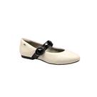 Sapatilha Dakota Bico Redondo Com Tira Superior Fivela Cor:BegeTamanho:37Genero:Feminino Sapatilha Dakota Bico Redondo Com Tira Superior Fivela Cor:BegeTamanho:37Genero:Feminino