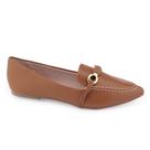 Sapatilha fem Sua Cia 8302.14640 bico napa soft castor ouro