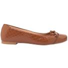 Sapatilha Feminina Bico Quadrado Bailarina Loafer Confortável Via Angel 79.01