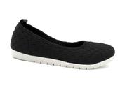 Sapatilha Feminina Knit Preto Confortline AM09