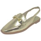 Sapatilha Feminina Metalizada Slingback Moderna Bebecê Sapatilha Feminina Metalizada Slingback Moderna Bebecê