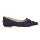 Sapatilha Feminina Moda Drica Bico Fino Macia Confortavel