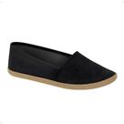 Sapatilha Feminina Moleca Ref.5287.297 - Preto Knit