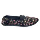Sapatilha Feminina Moleca Tecido Floral 520.59