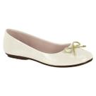 Sapatilha Feminina Moleca Verniz Laço Gliter Bico Redondo 5094.1601.11464