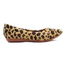 Sapatilha Feminina Poney Couro Onça Animal Print Bottero 353305-20