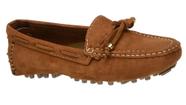 Sapatilha Feminina Sapato Mocassim Couro - Marrom
