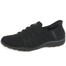 Sapatilha feminina Skechers Breathe Easy-roll with ME preta 9.5 Sapatilha feminina Skechers Breathe Easy-roll with ME preta 9.5