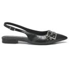 Sapatilha Feminina Slingback Bico Fino Via Marte 144-001-01 Sapatilha Feminina Slingback Bico Fino Via Marte 144-001-01