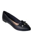 Sapatilha feminina tipo mocassim bico fino