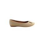 Sapatilha Feminina Usaflex Bicolor Vanilla/Dourado