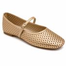Sapatilha Feminina Vazada Boneca Bico Quadrado Confortável Mocassim Mary Jane Cor:PretoTamanho:35