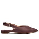 Sapatilha Feminina Vizzano Slingback Camurça Marrom Escuro