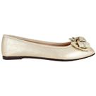 Sapatilha Feminino Moleca Brilho Laço Festa Premium Classica