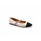 Sapatilha Feminino Via Uno 116517Swavv - OFF WHITE / PRETO VZ - 38