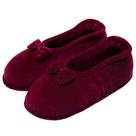 Sapatilha Flexível Plush com Laço PUFF - Bordô - 39/40