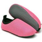 Sapatilha Infantil Aquatica Nylon Praia Piscina Calce Facil Neon Lançamento