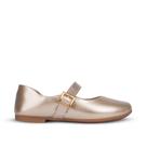 Sapatilha Infantil Menina Kidy Soft Ouro Bailarina Casual Delicada Confortável Leve Antiderrapante -