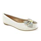 Sapatilha Infantil Menina Molekinha Glitter Branco