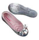 Sapatilha infantil Molekinha feminina metal glamour
