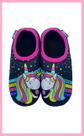 Sapatilha Infantil Neoprene Antiderrapante - Unicornio fitas
