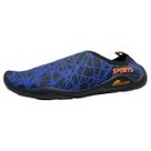 Sapatilha kim pesca preto/azul/laranja n36