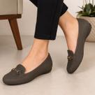 Sapatilha Loafer Mocassim Feminino Ultra Macio Clássico Modare 70161004 Cor:ChocolateTamanho:38