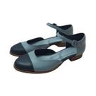 Sapatilha Mary Jane Couro Sky Blue/Galaxy