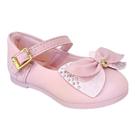 Sapatilha Menina Klin Princesa Mini Laço Rosa Claro 152182-4